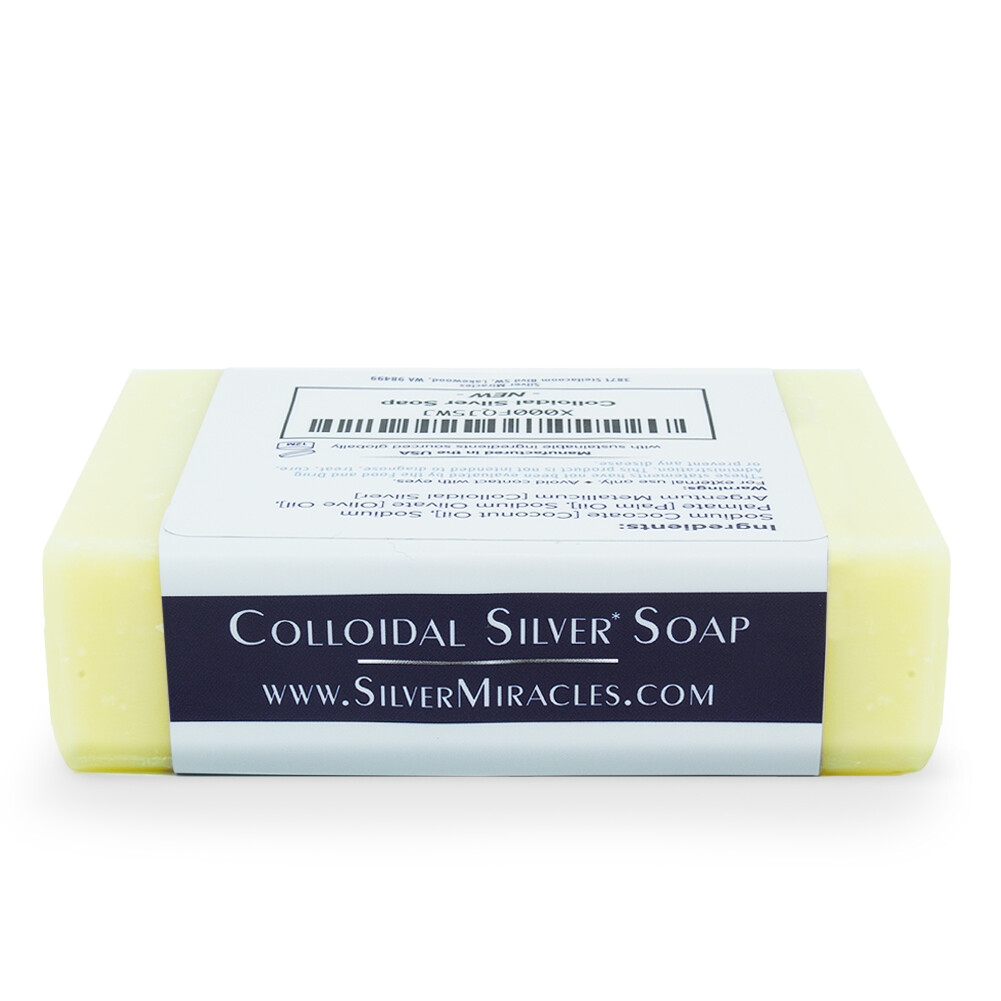 Colloidal Silver Soap by Silver Miracles MANUFACTURER DIRECT
