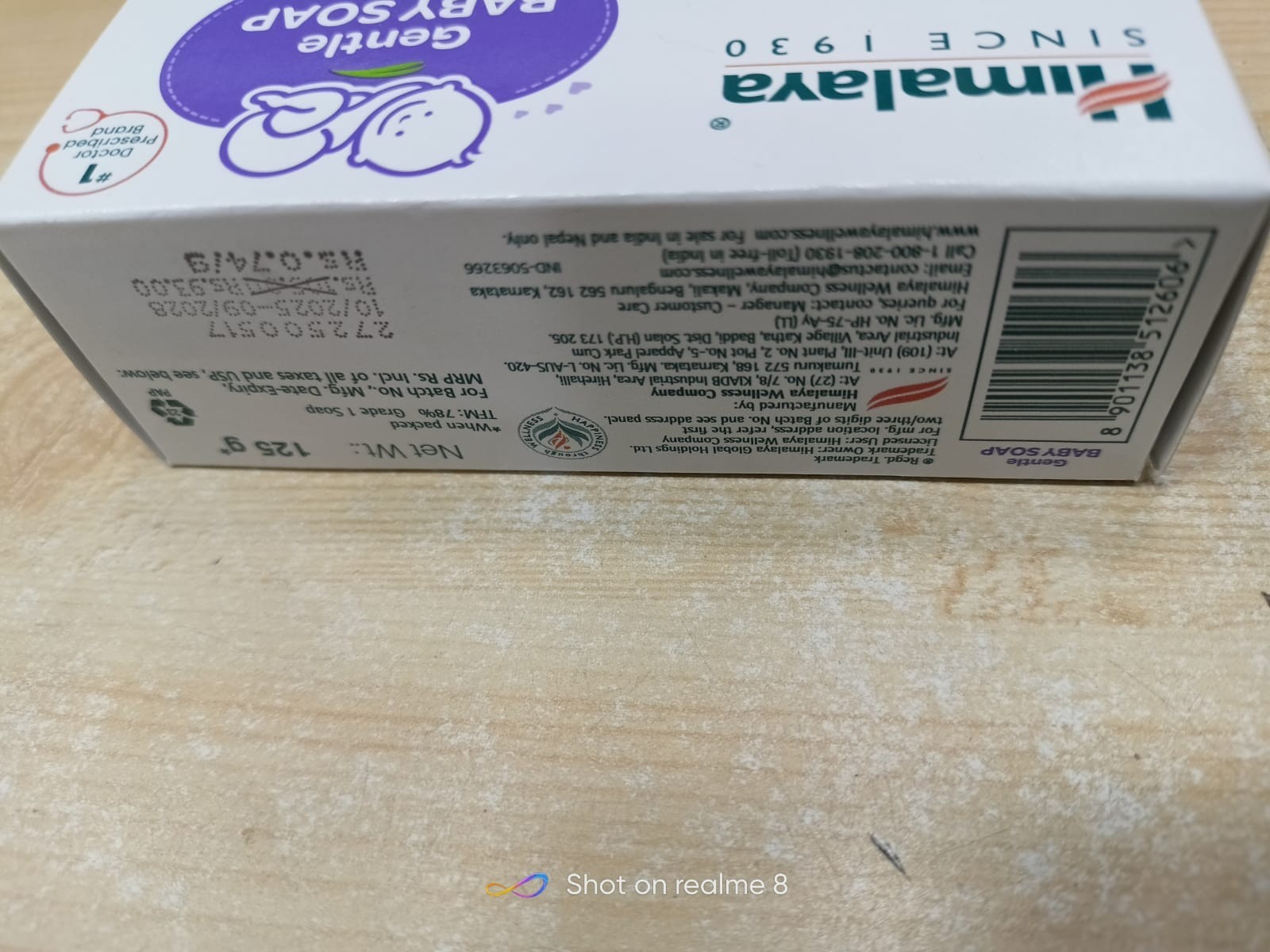 Himalaya Gentle Baby Soap 2*75 g expiry 2028 free shipping