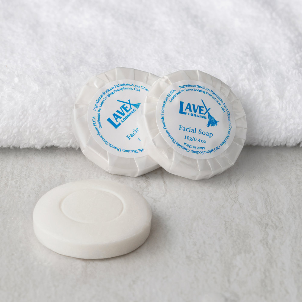 1000 CASE 0.42 Oz Hotel Motel Round Wrapped Wholesale Face Wash Soap Travel Bar