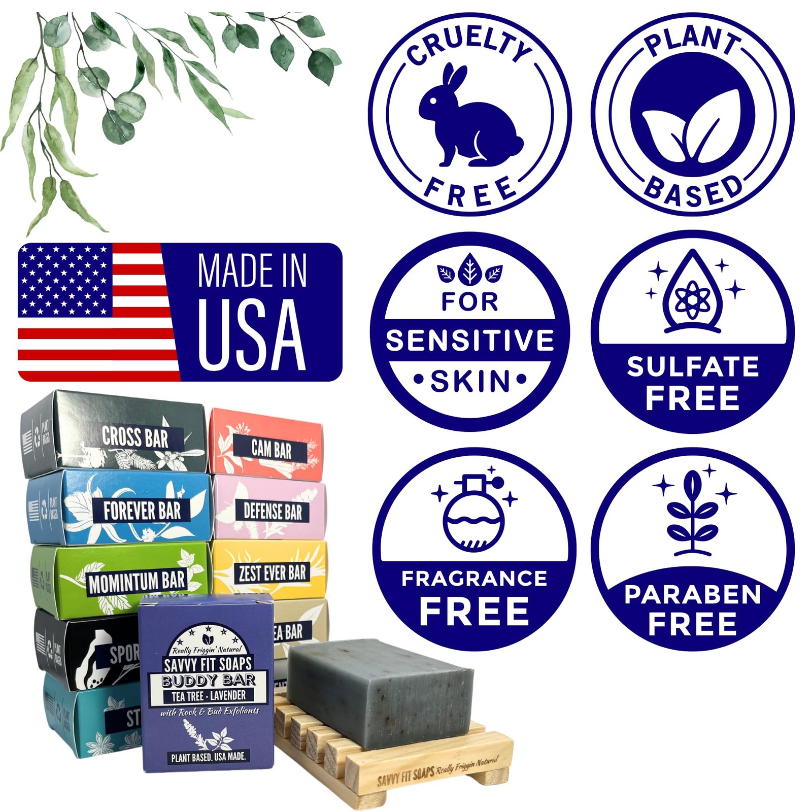 – Plant- Based Soaps (Pack of 12) – Made for Families with Gentle Ingredients…