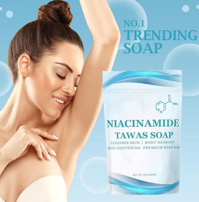2 bars Niacinamide Tawas Soap