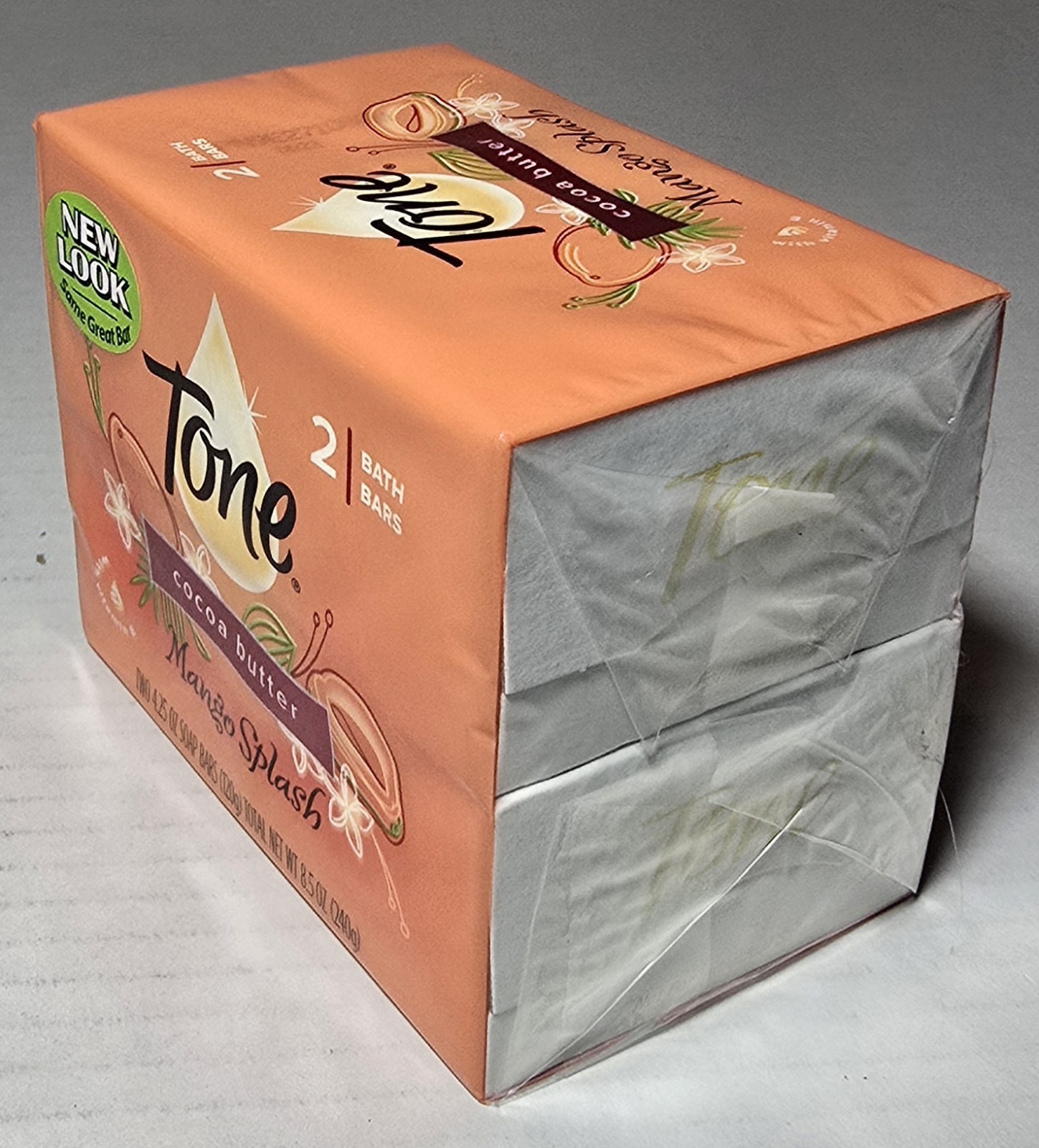 Tone Cocoa Butter Mango Splash Soap New