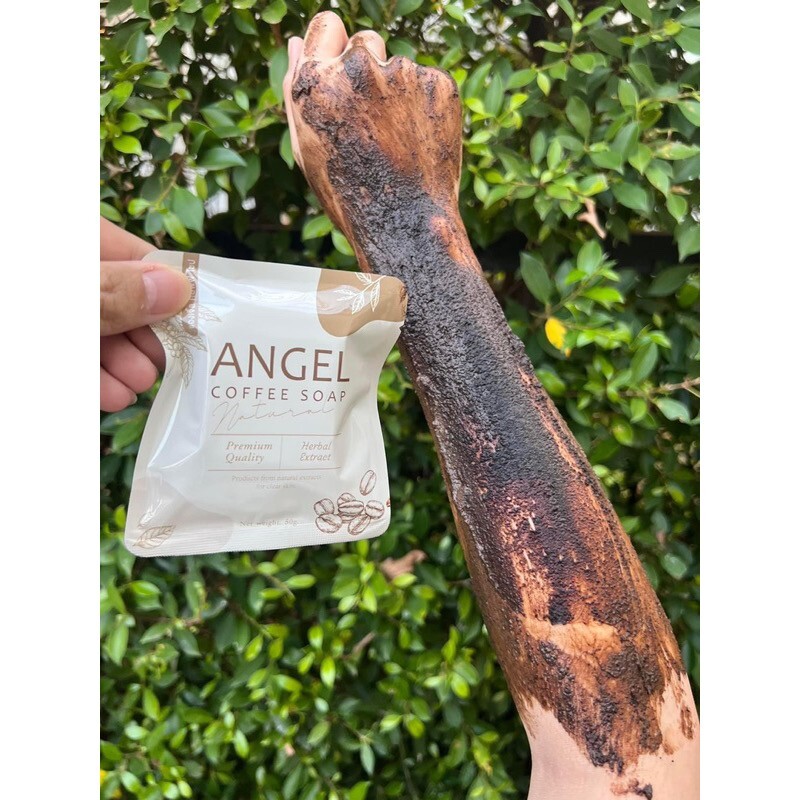 5X ANGEL COFFEE Soap Herbs Natural Scrub Face Body Mahad Turmeric Tamarind 50g