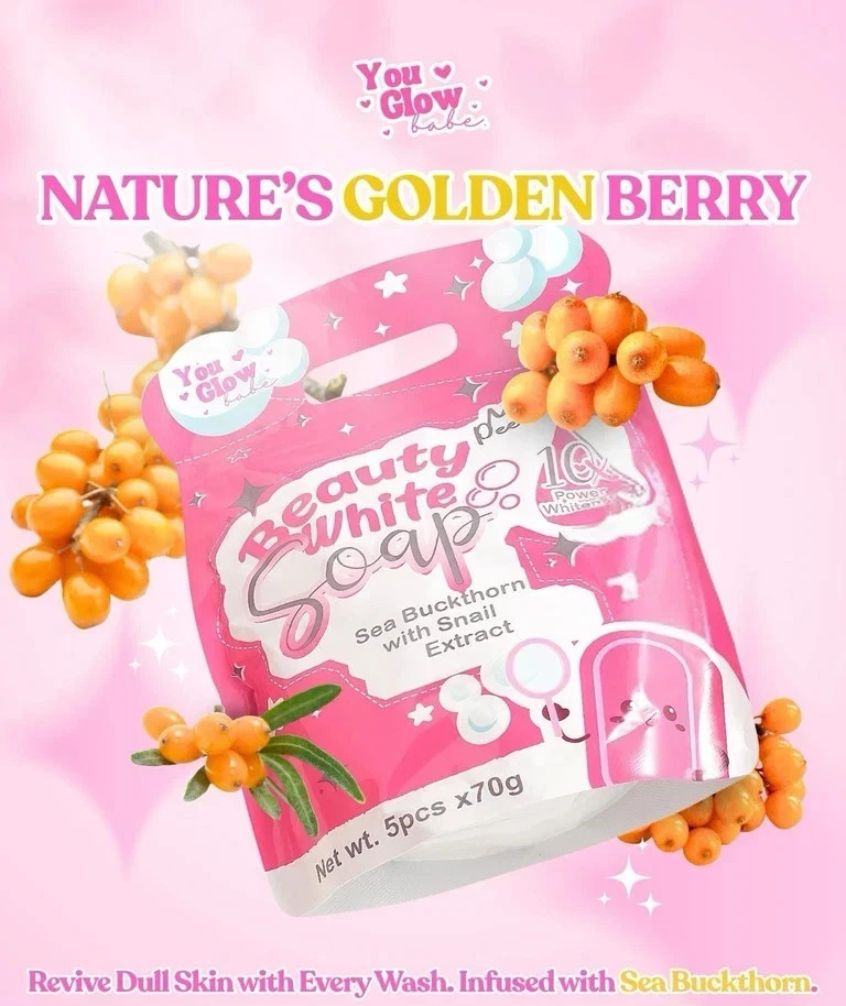 Beauty White Soap by You Glow Babe 5 Bars x 70g