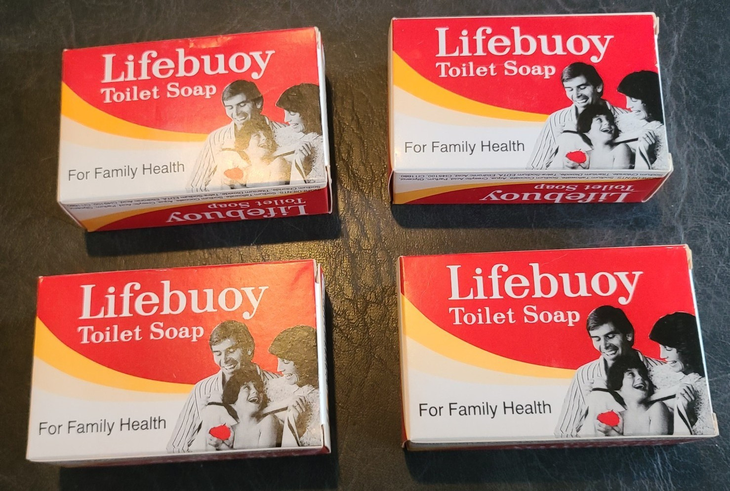 Vintage Lifebuoy Soap bar -Lot of 4 bars-New Old Stock in Original Boxes