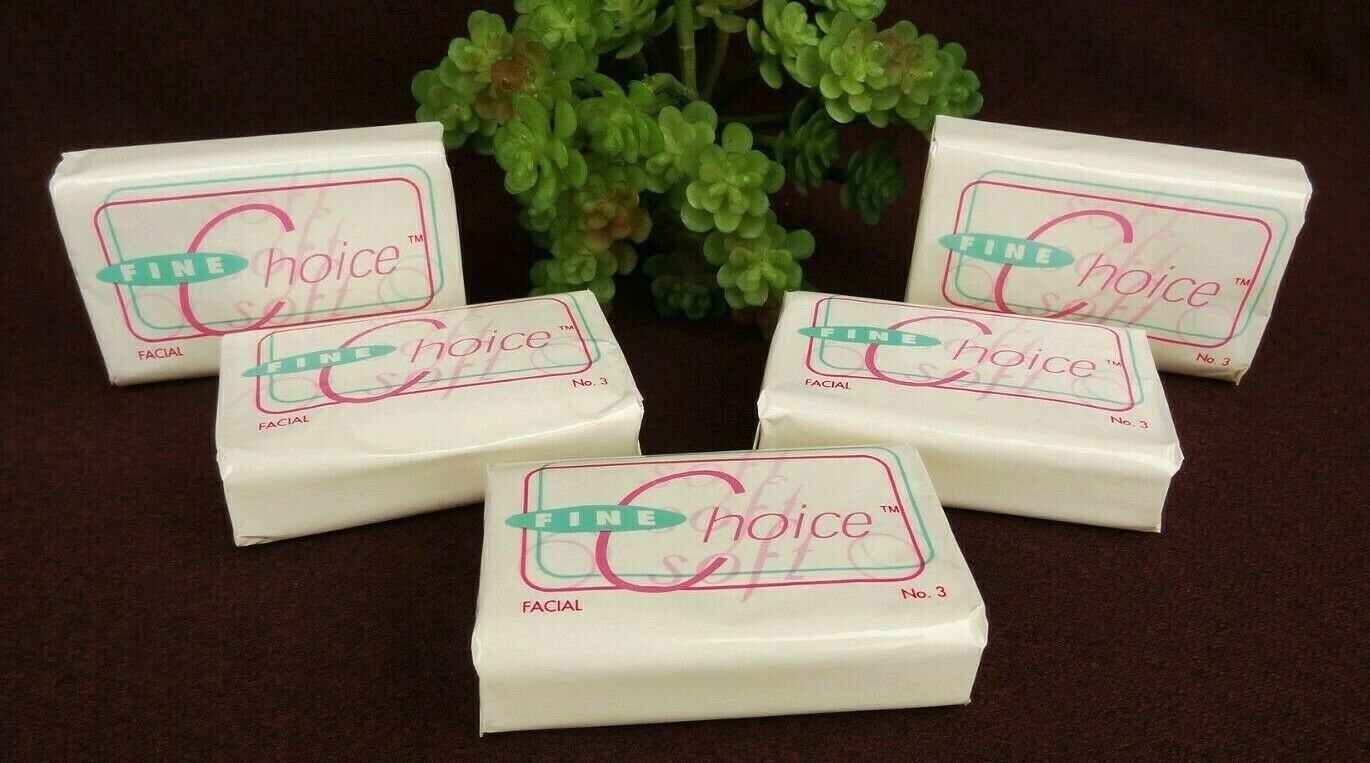 5 or 100 ea ~ Fine Choice Facial Naturally Fine Vegetable Oil Base Soap No.3