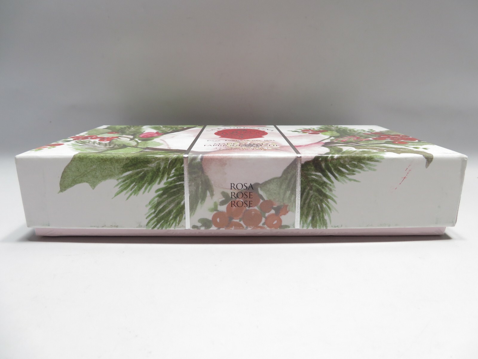La Florentina Rose Luxury Hand Soap 5.3 oz x3 Bars Casa Fondata Florence Italy
