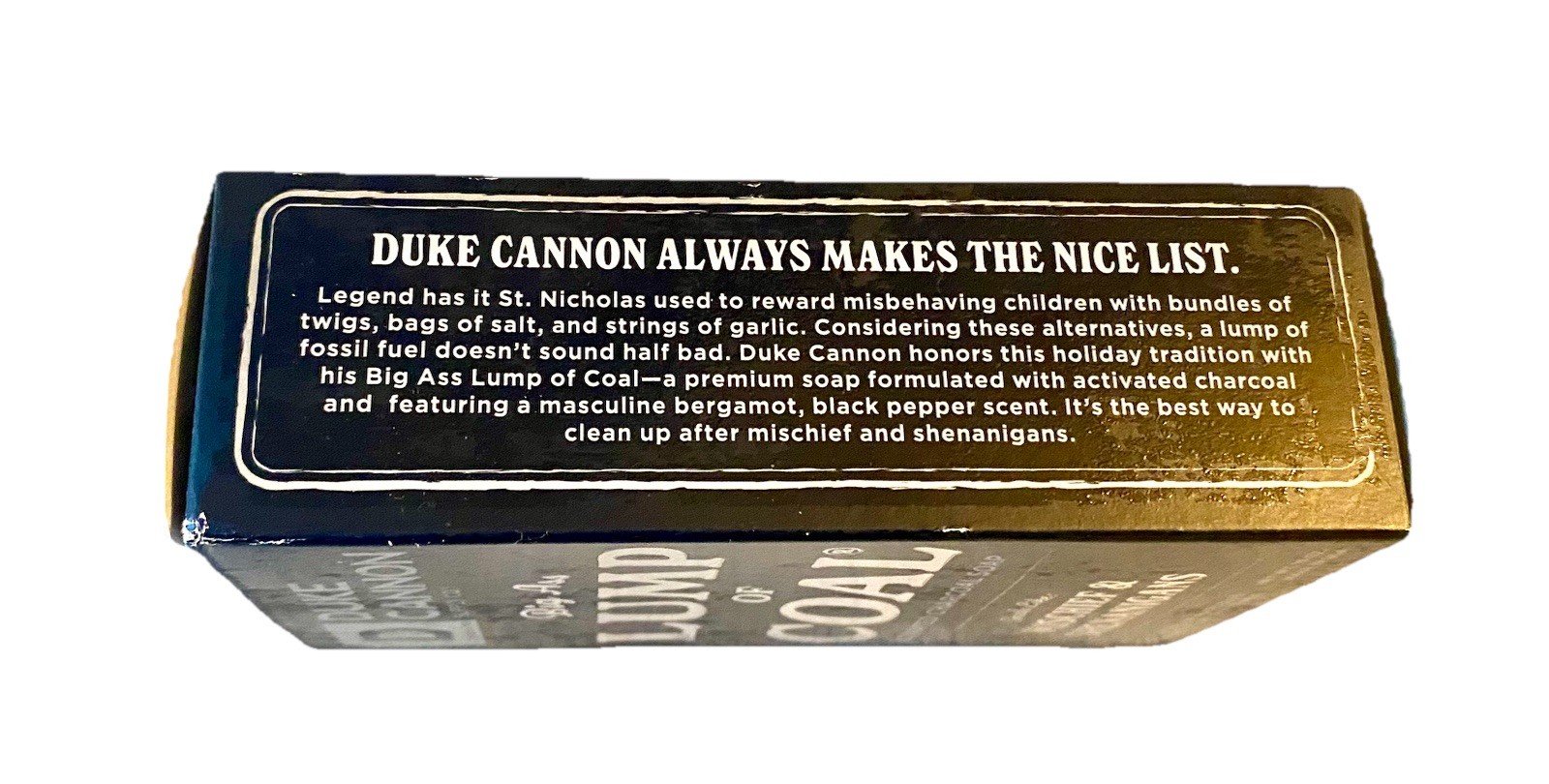 Duke Cannon Big Ass Lump Of Coal Bar Soap 10 oz Activated Charcoal New