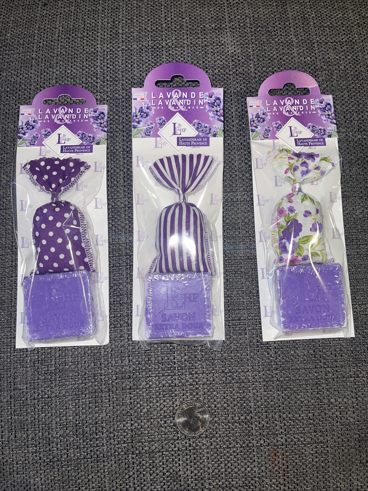 LOT OF 5 French-Milled Soap and Sachet Gift set – FREE SHIPPING