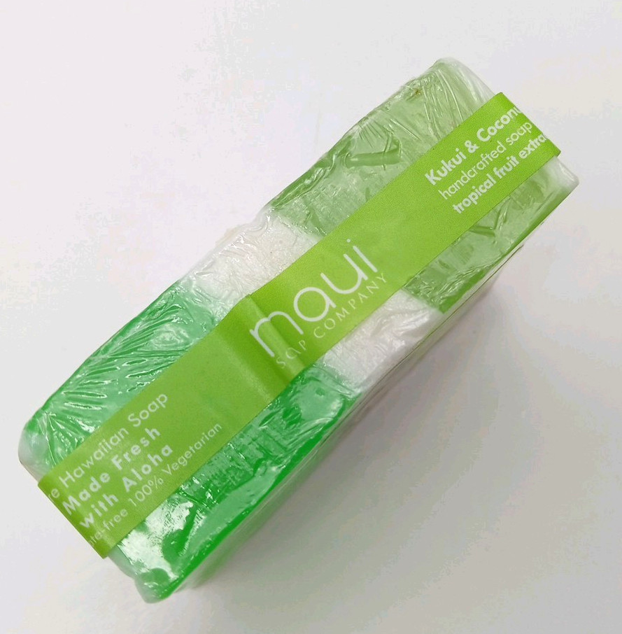 Maui Soap Company Gardenia Kukui & Coconut Oil 6oz (170g) Bar, Handcrafted