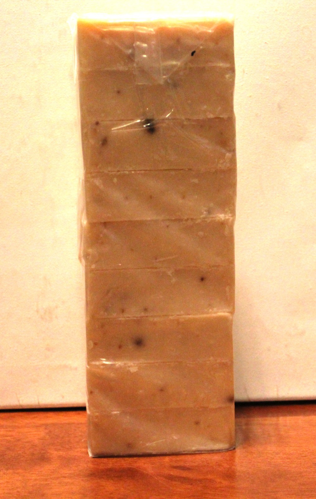 Orange Aloe Cold Processed handmade soap loaf, 9 precut bars