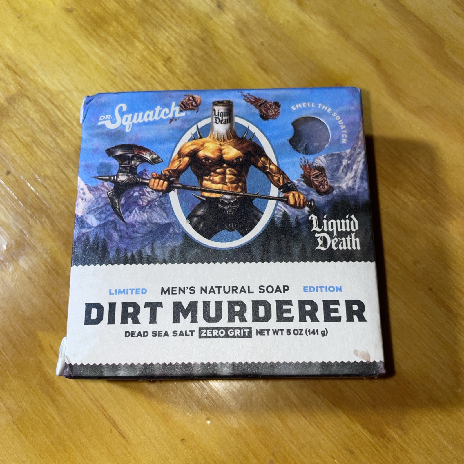 Dr. Squatch DIRT Murderer Limited Ed Zero Grit Soap Liquid Death Dead Sea Salt🧼