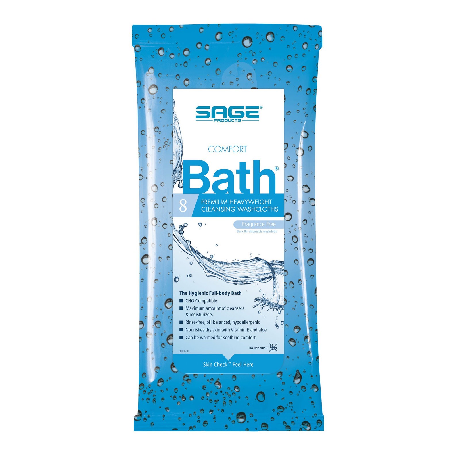 Comfort Bath Bath Wipe or Washcloth 8 x 8″ 7903 44 Pack 352 Wipes