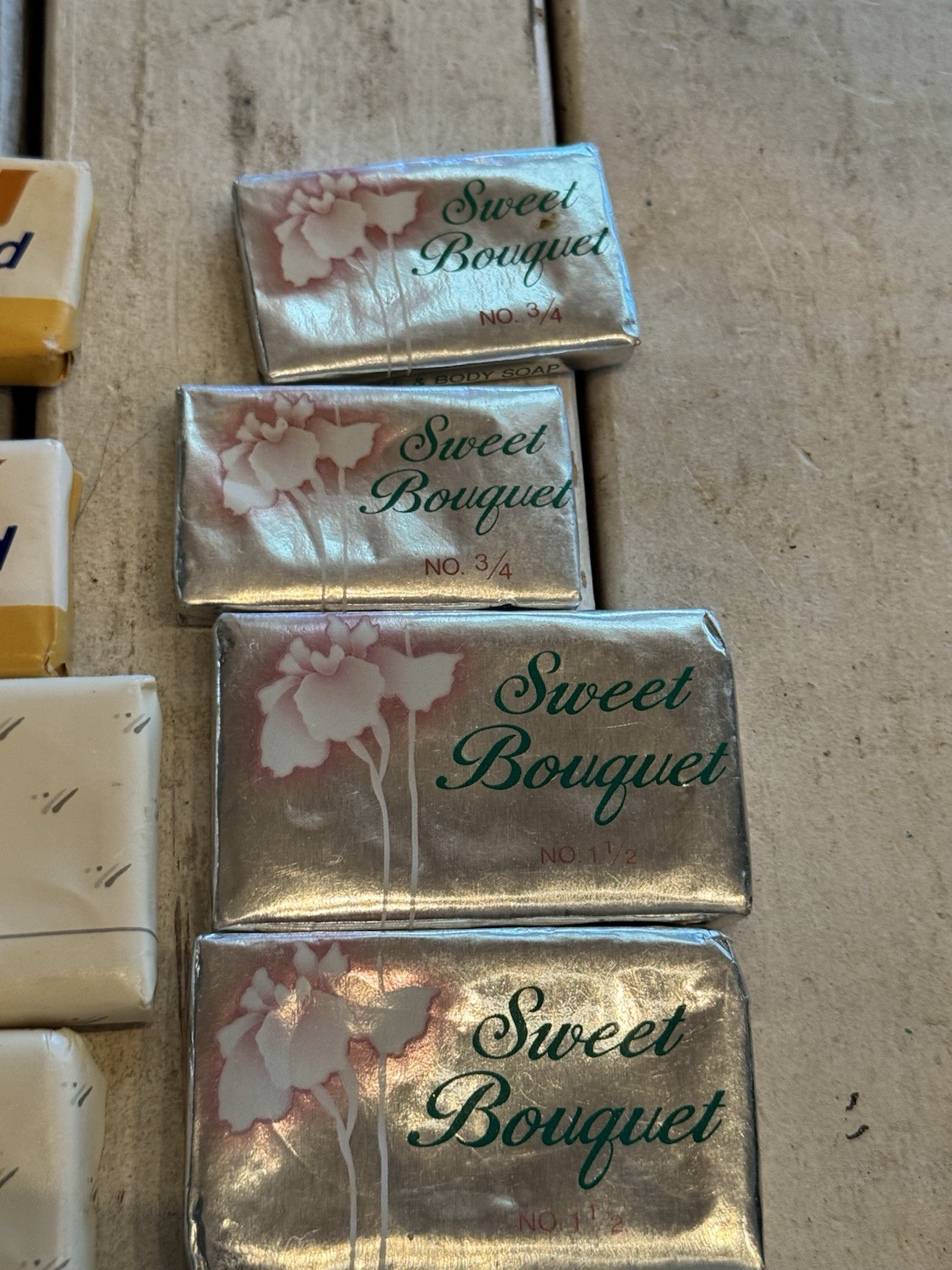 Lot Of 28 Vintage Travel, Size, Soaps, Including Safeguard, And Sweet Bouquet