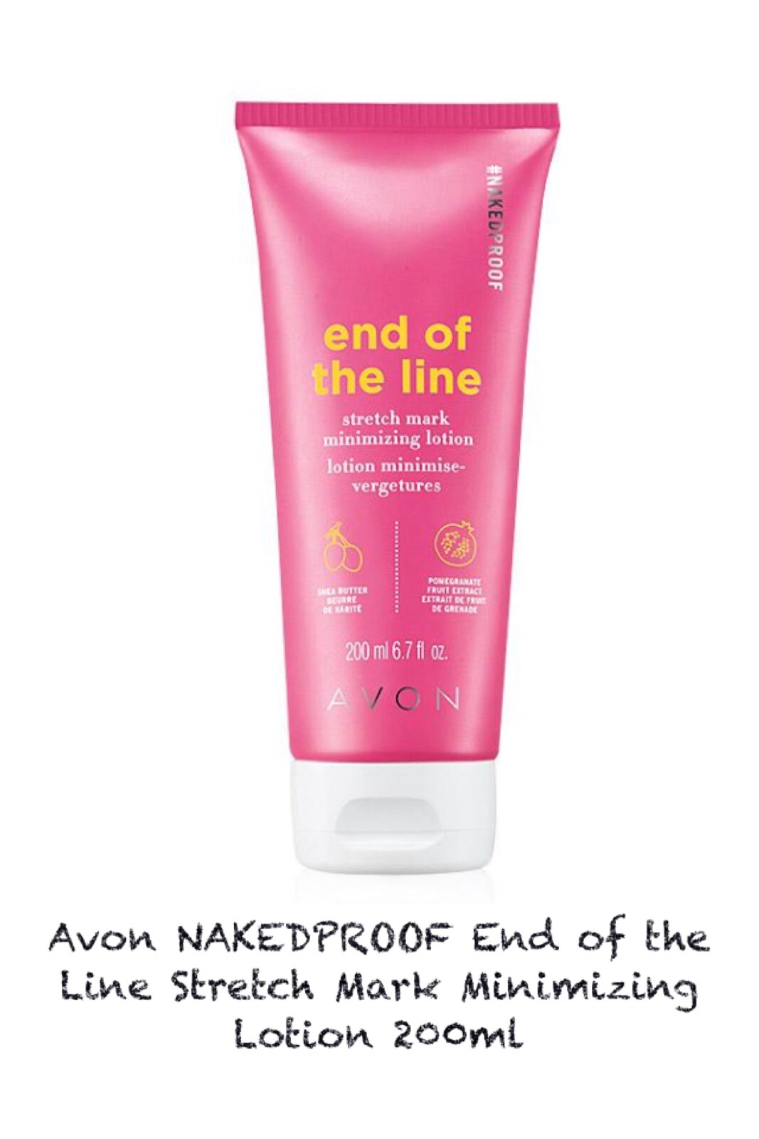 Avon NAKEDPROOF End of the Line Stretch Mark Minimizing Lotion 200ml