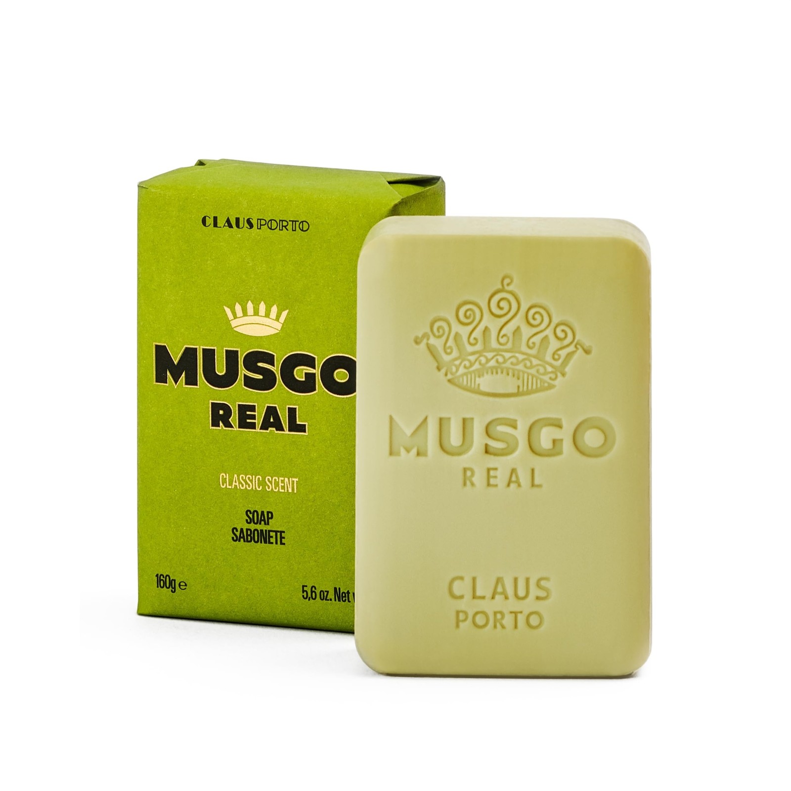Claus Porto – Musgo Real Classic Body Soap for Men + Women (160g | 5.6 oz)