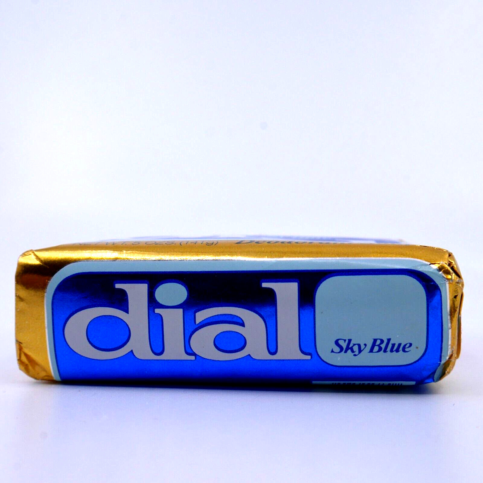 1 Vintage 80s DIAL SKY BLUE Bar Soap 5oz Each NEW OLD STOCK NEW Sealed