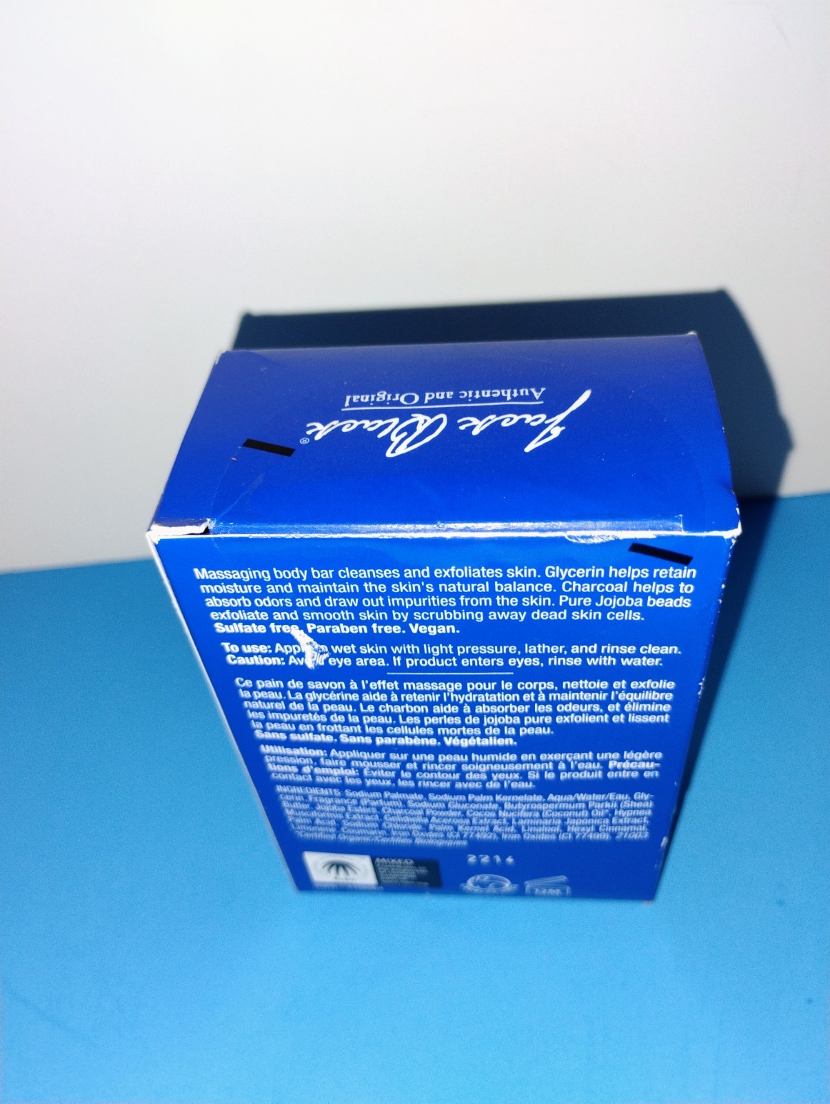 Jack Black Charcoal Body Bar Massaging Soap 135g /4.75 oz New Worn Box (L)