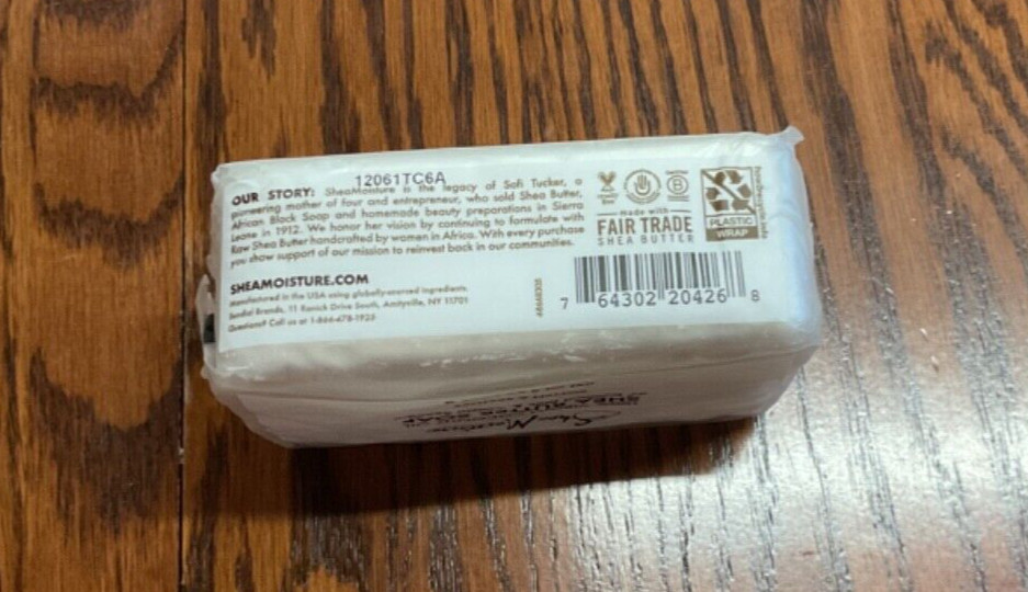 Shea Moisture 100% Virgin Coconut Oil W/ Coconut Milk & Acacia Senegal Bar Soap