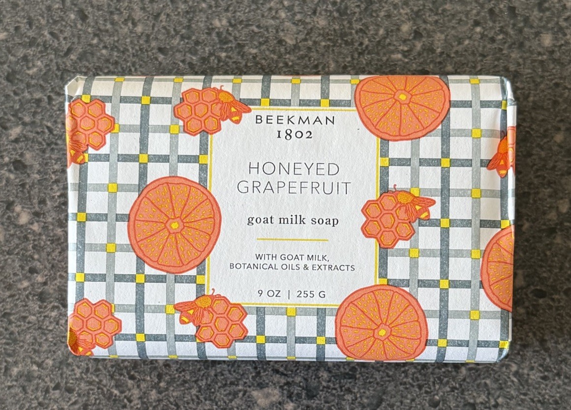 Beekman 1802 Goat Milk Bar Soap – HONEYED GRAPEFRUIT – full size 9.0 oz