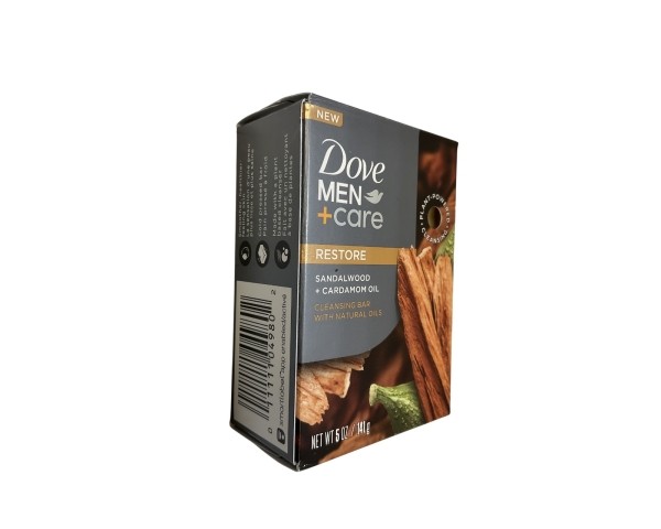 Dove Men Care Restore Cleansing Bar – 5 oz (141 g) – Sandalwood and Cardamom