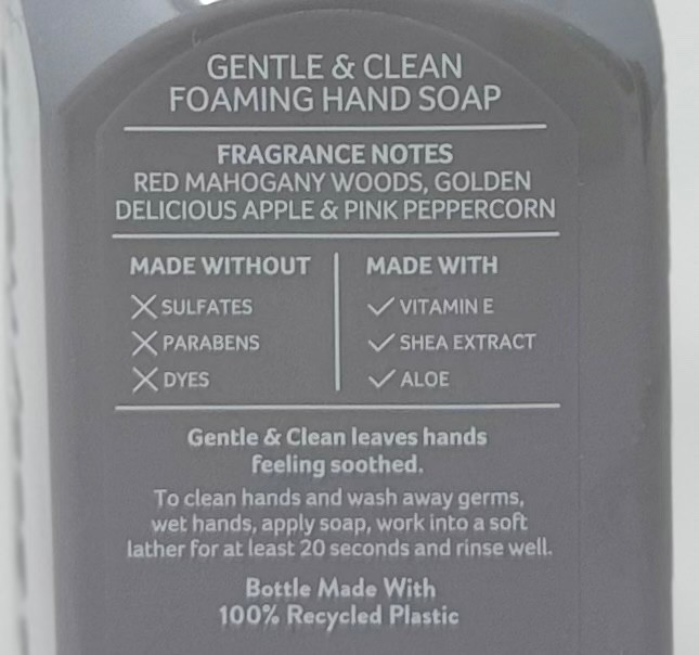 2 DAMAGED BATH & BODY WORKS MAHOGANY APPLE GENTLE CLEAN FOAMING HAND SOAP WASH