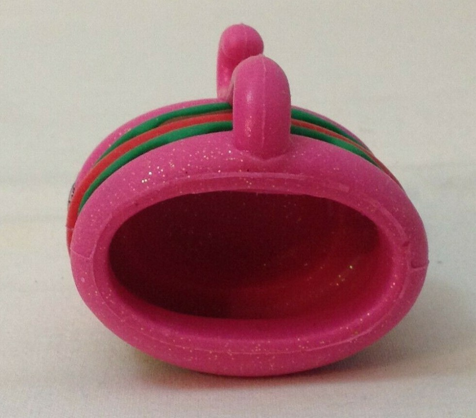 NWT Bath Body Works Pocket. Bac Holder Pink Cat Kitty Hamburger No Sound, Bonus!