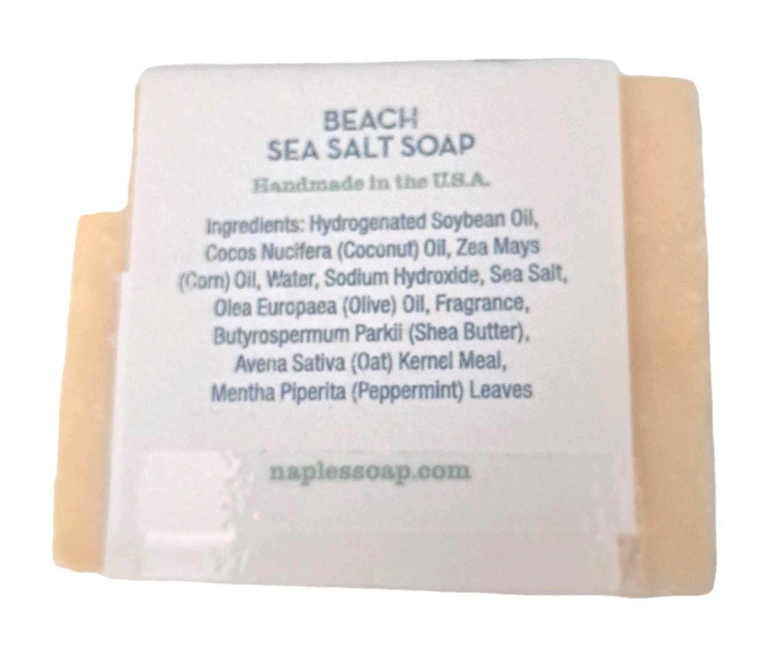 2 Naples Soap Company Beach Sea Salt Soap 3.5oz Each, NEW !
