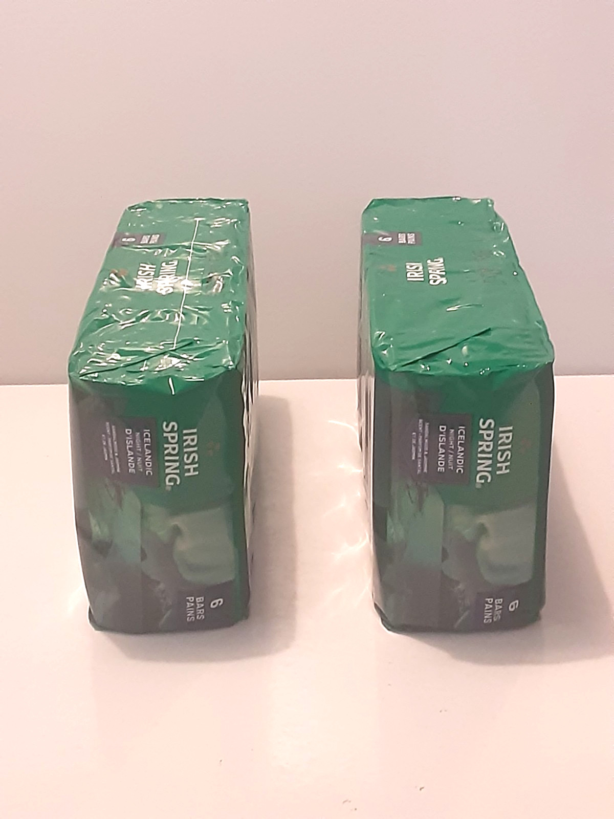 Lot of Two 6 Count Packs of Irish Spring Icelandic Night Bar Soap