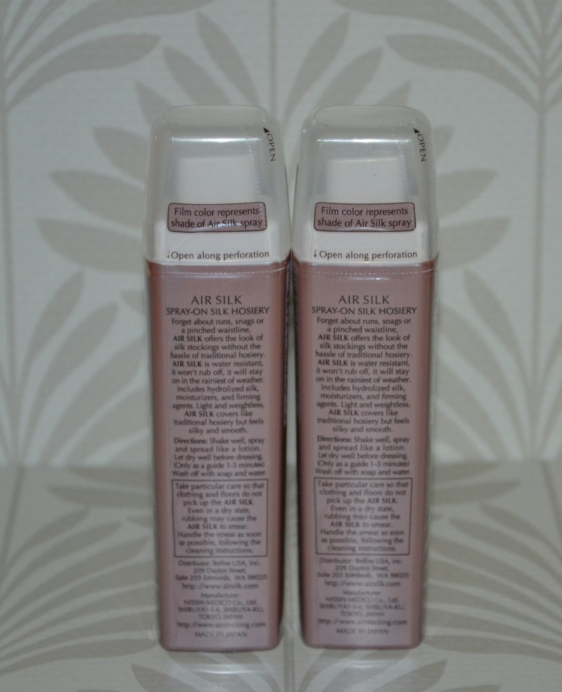 2- Air Silk Spray-On Silk Hosiery Bronze 0.7 oz Travel Size New