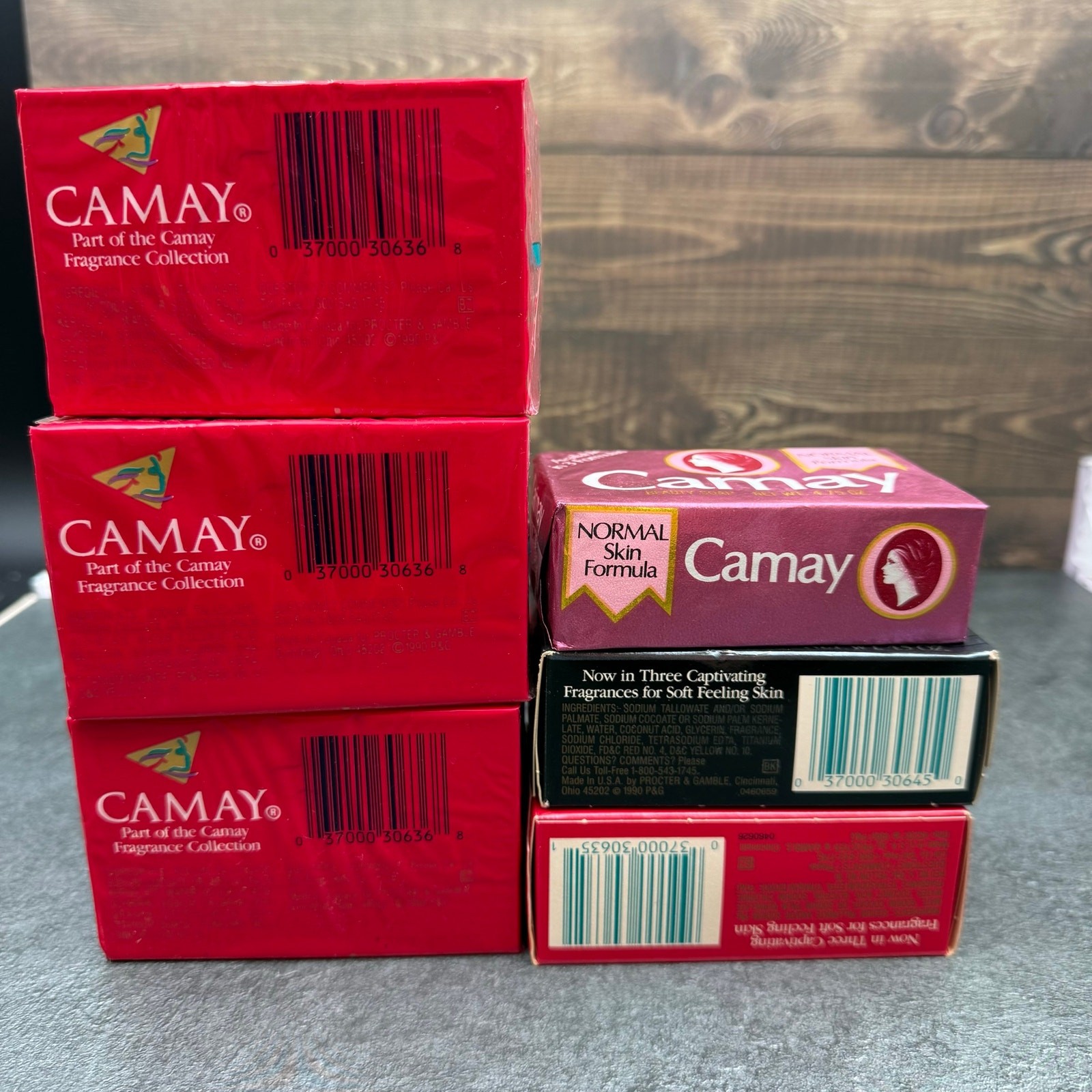 9 Vintage Camay Flair Classic Natural Soap 4.5 Oz Peach Pink Normal Bar