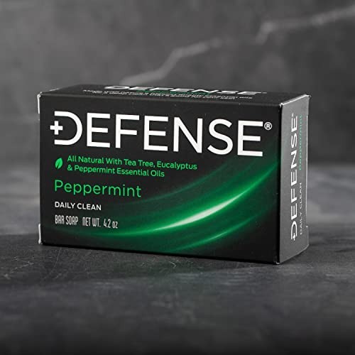 All Natural Peppermint Bar Soap Tea Tree Oil Eucalyptus Body Wash Athletes Gym