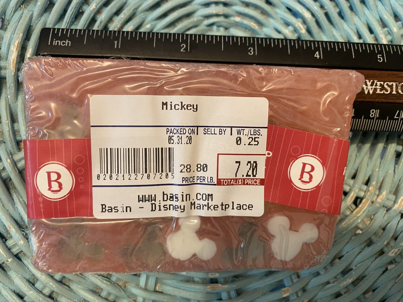 Mickey Mouse Glycerin Soap Bar From disney marketplace Glycerin Soap pink 4 Oz