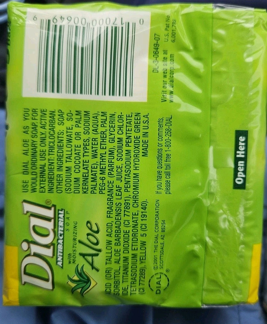 3 Pack Dial Aloe Moisture Balance Daily Care Bar Soap 4.5 Oz Each (Discontinued)