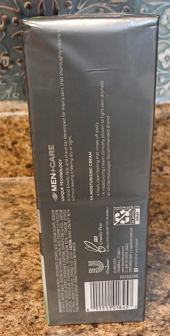14-Bars Dove Men+Care Bar 3in1 Cleanser for Body, Face & Shaving to Clean 3.75oz