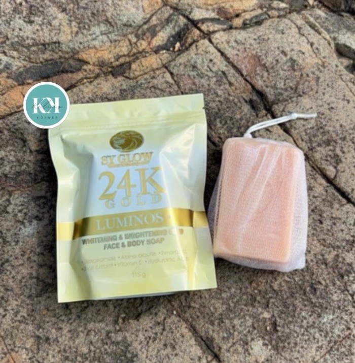 SY GLOW 24K Gold Luminous Whitening & Brightening Soap