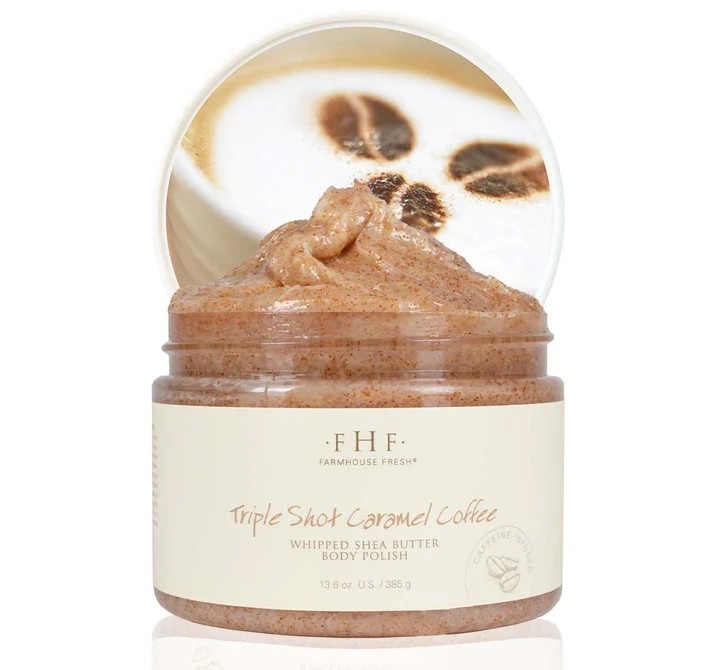 Farmhouse Fresh Triple Shot Caramel Coffee Body Polish 13.6oz 41041321 Fast Ship