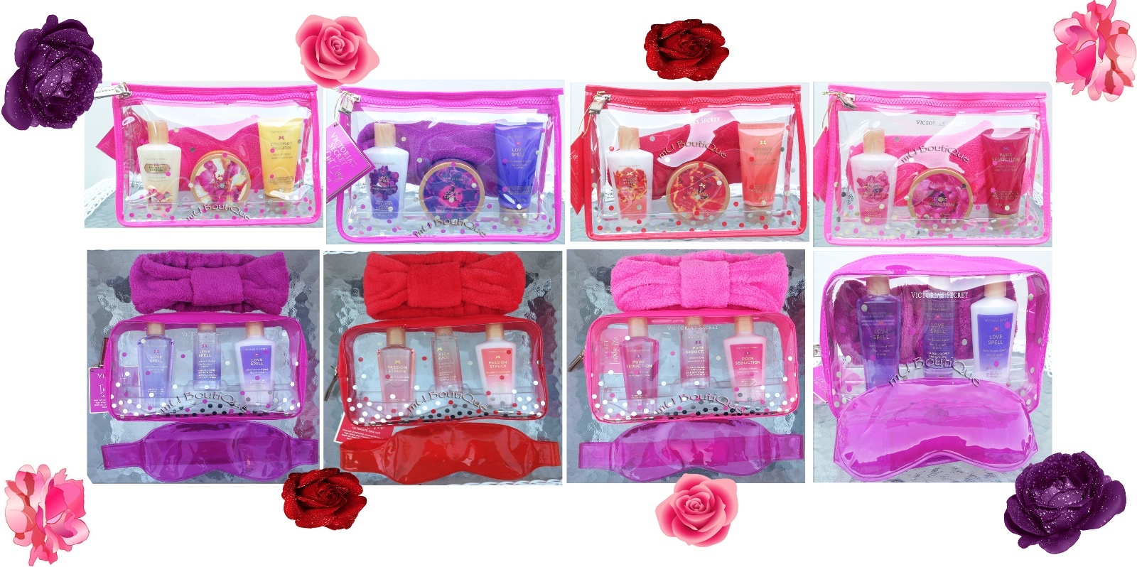 1 VICTORIAS SECRET VS FANTASY ULTIMATE SPA BEDTIME BEAUTY MASK GIFT BAG SET KIT