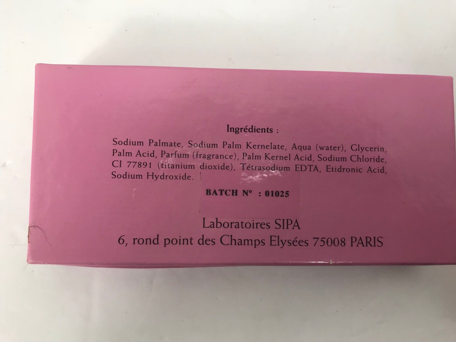 Box Of 3 Rose Geranium Scented Soaps Made In Paris France