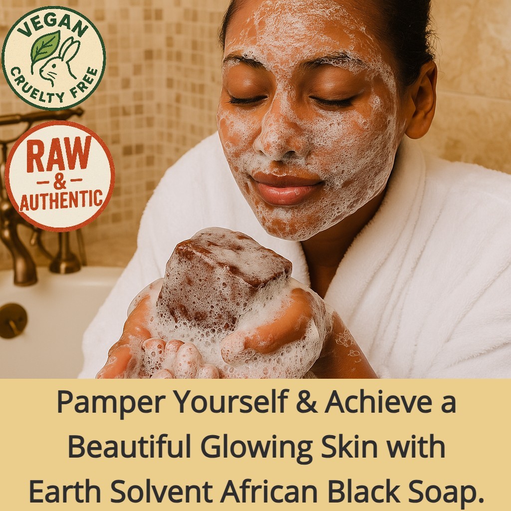 African Black Soap Raw Natural Unrefined Grade A from Ghana