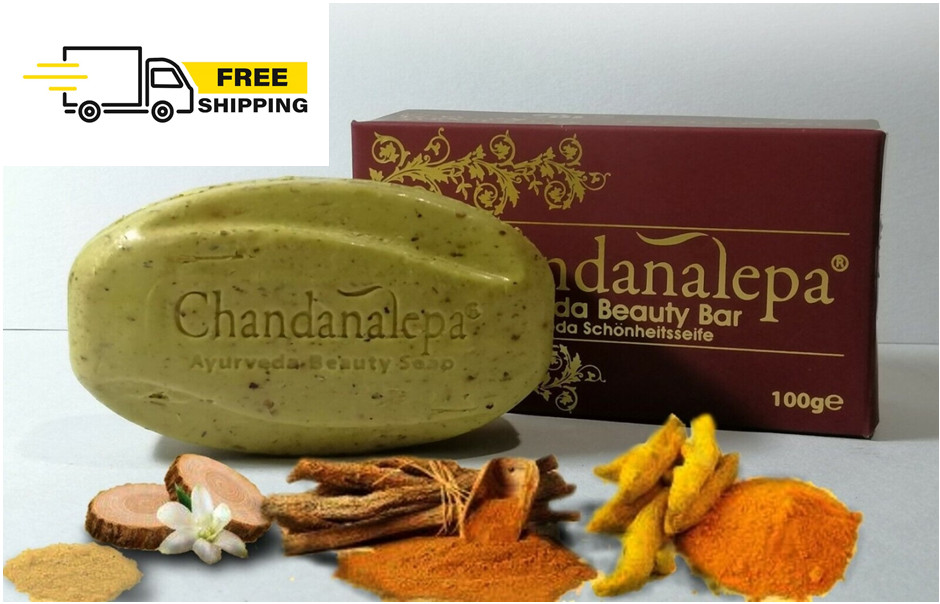 Natural Ayurveda Herbal Skin Care Soap 100% FREE SHIPPING SCRUBBING SOAP