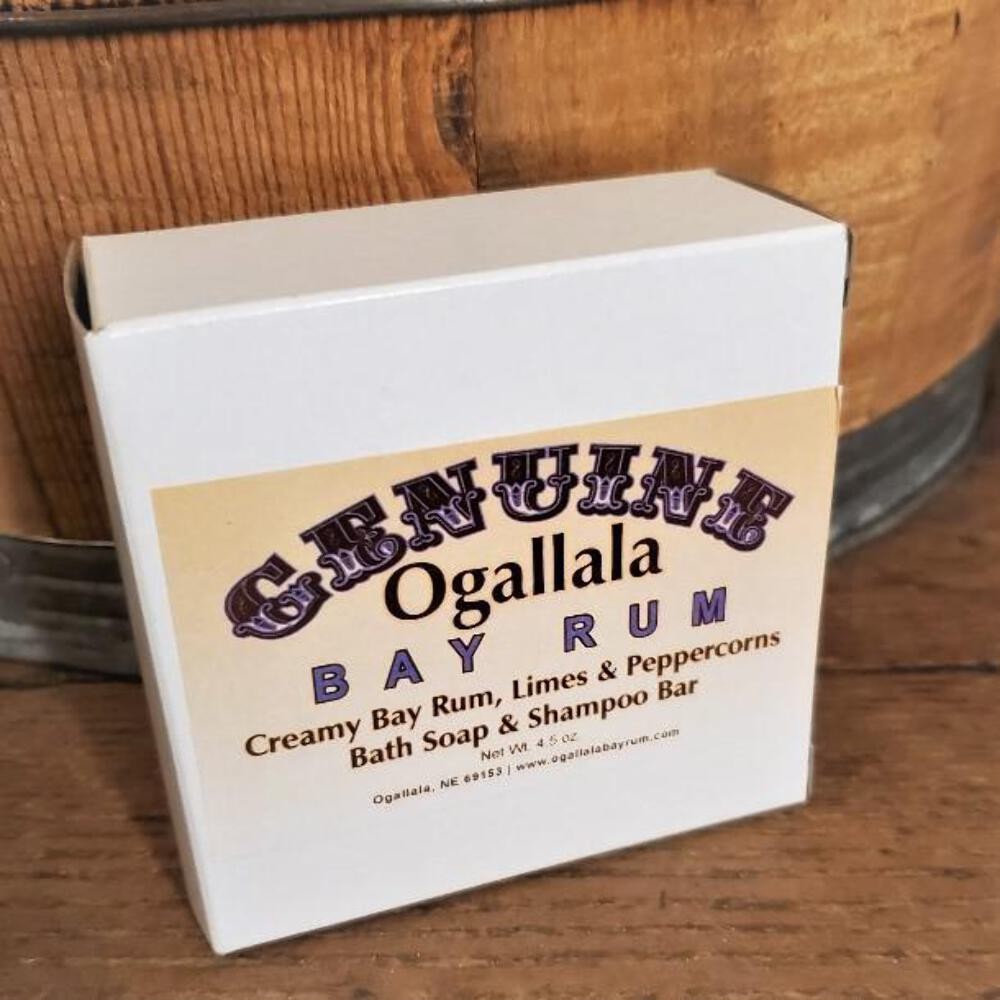 NEW Bay Rum Soap & Shampoo Bar Genuine Ogallala