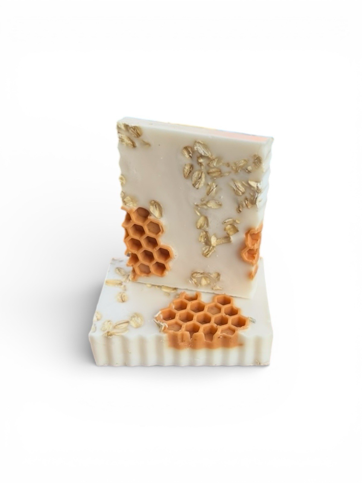 Oatmeal Milk Honey Goat Milk Bar Soap – Homemade Soap Honeycomb Pattern