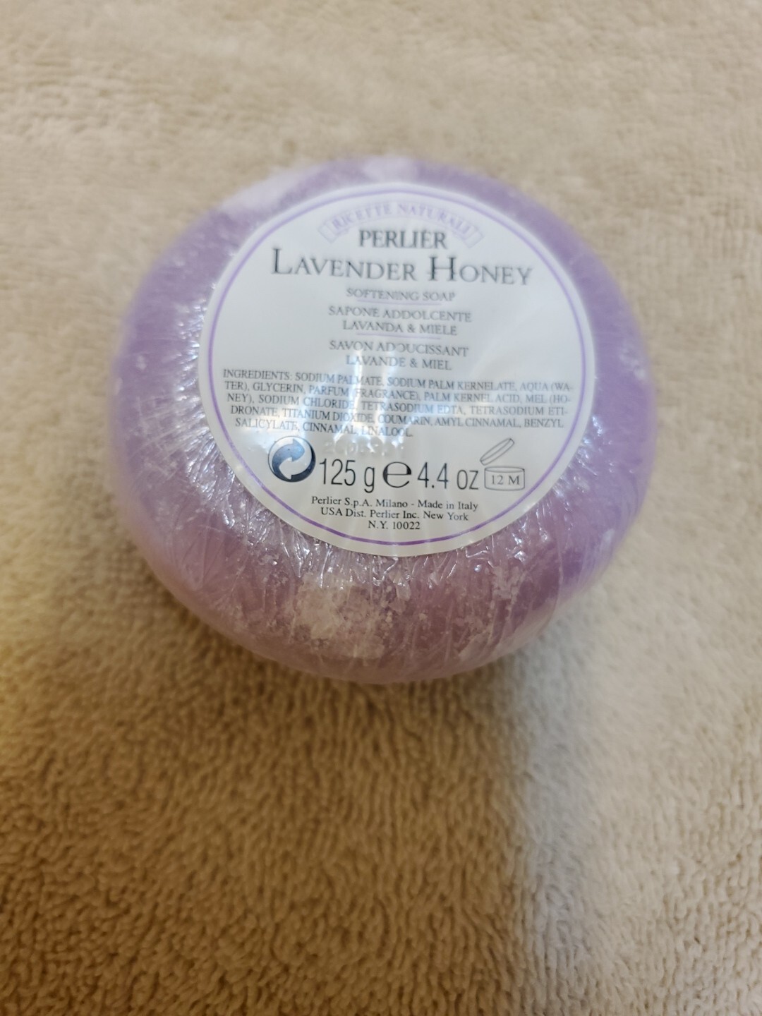 Perlier Lavender Honey Softening Soap – 4.4 Oz Sealed Bar