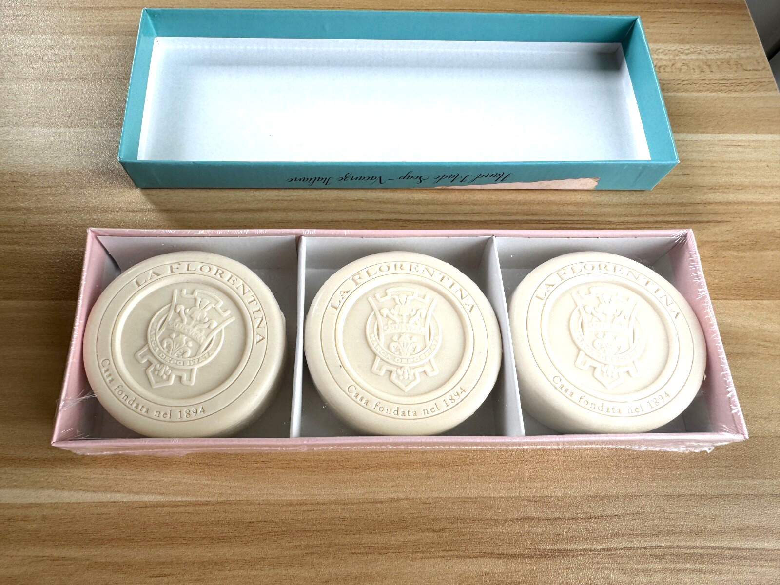 Italian Soaps- Portofino 5 Terre-Marine Breeze-Soap Set of 3 x115g -Made/ Italy