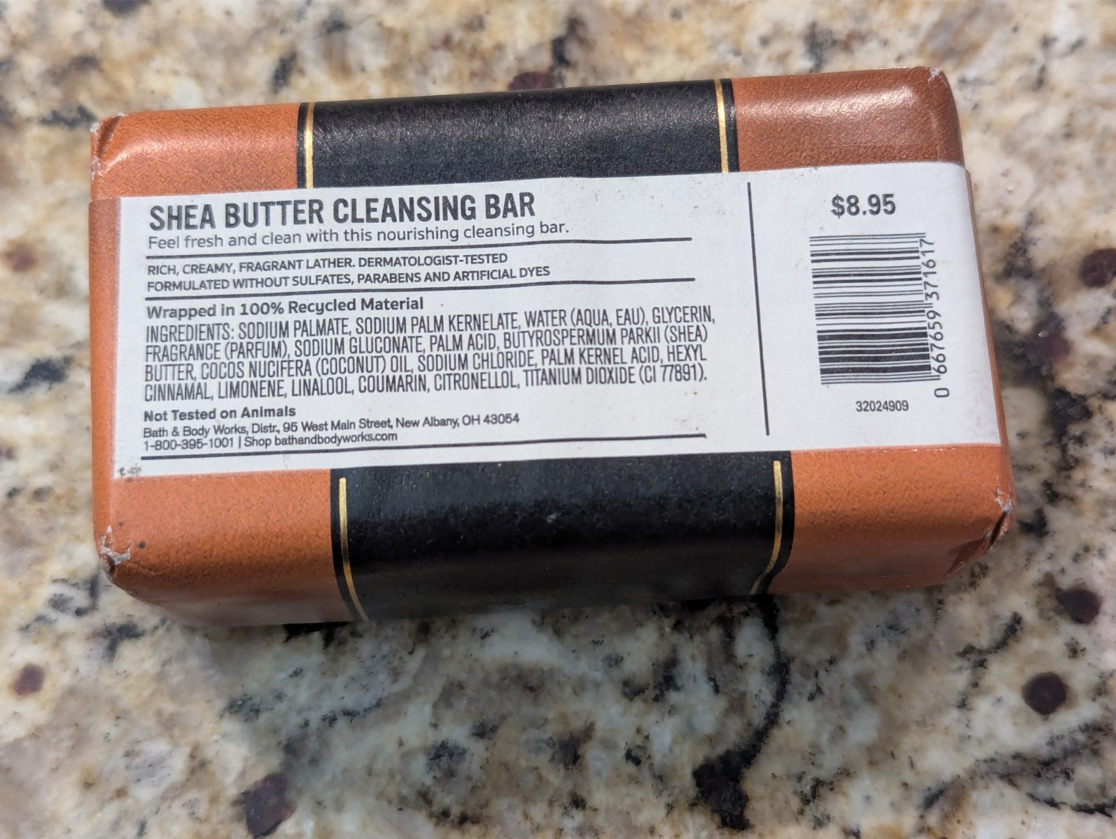 Bath & Body Works The Men’s Shop Mahogany Teakwood Cleansing Soap Bar 5 oz