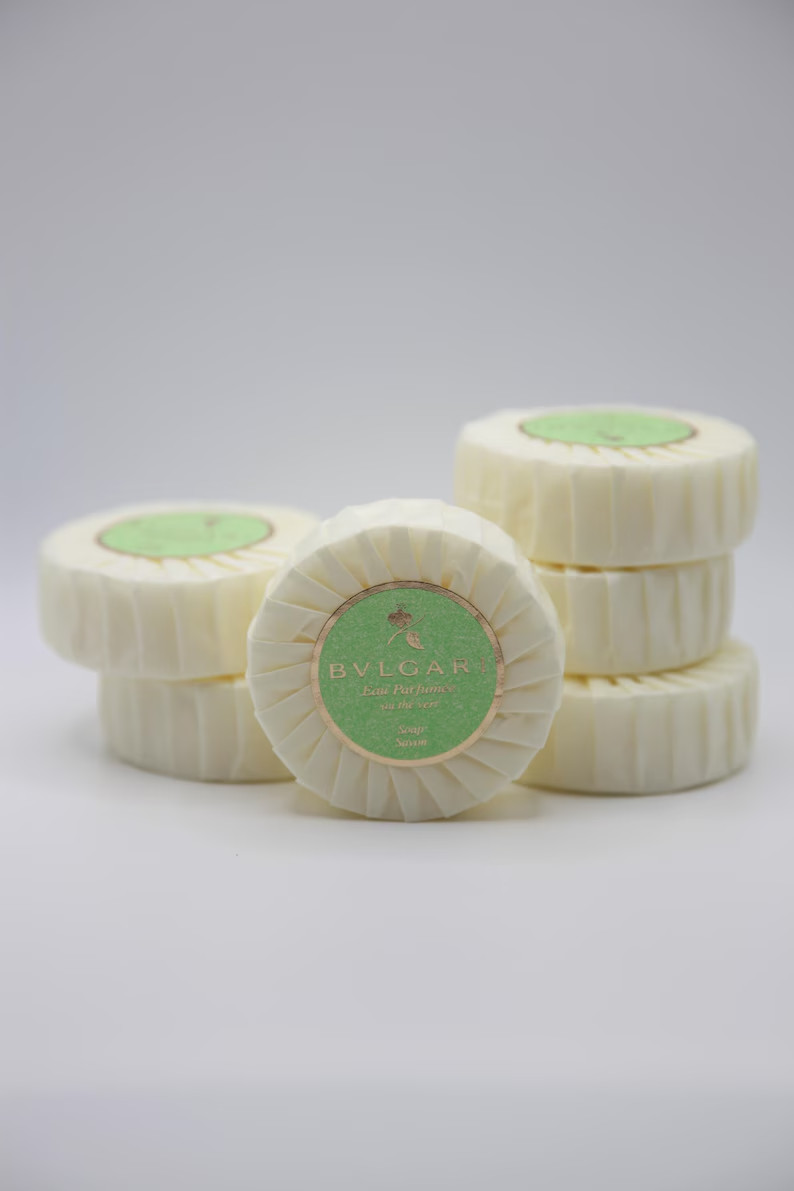 BVLGARI au thé Vert ( Green Tea ) Soap – 1.7oz / 50g Pack Of 12 NEW