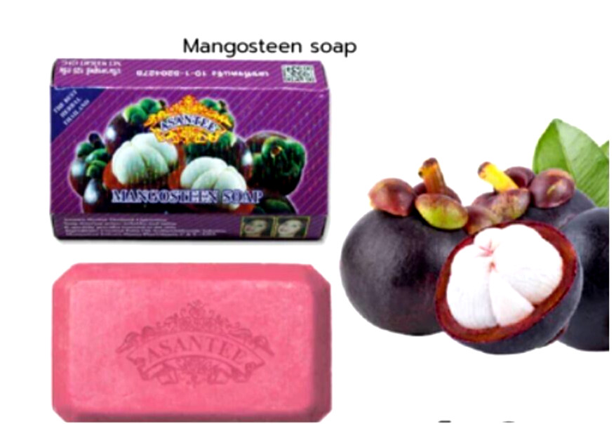 Asantee soap mangosteen honey herbal thai vitamin skin face bars bacteria /125g.