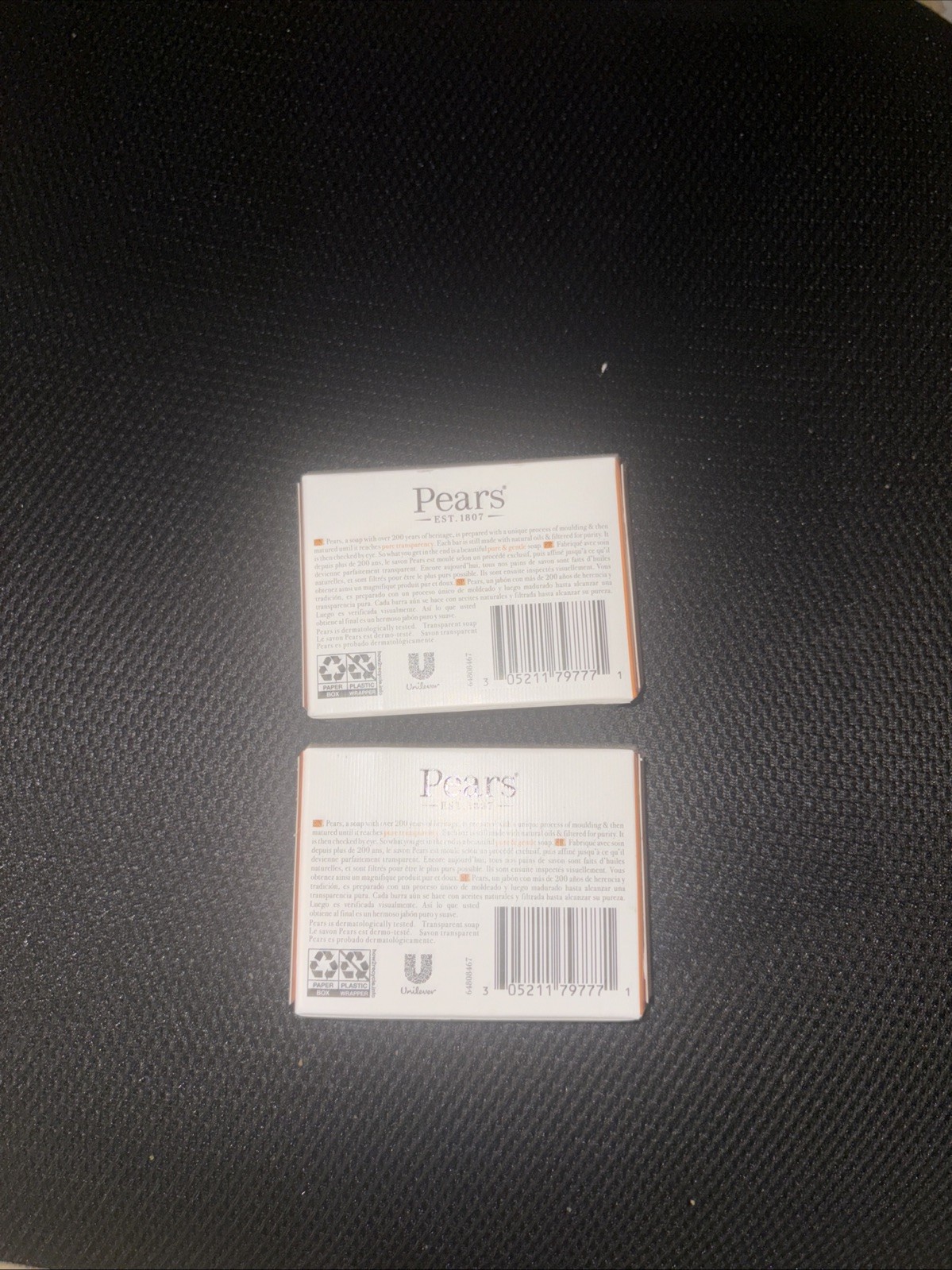 Pears Transparent Glycerin Soap 3.53 oz (2 Pack) Gentle Skin Cleanser Original