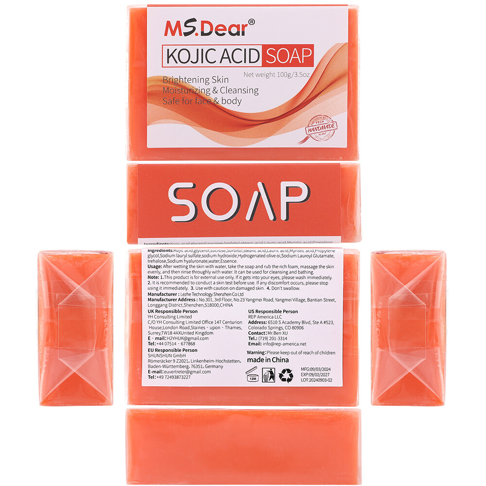 5/3X Skin Brightening Soap Original Kojic Acid Soap for Dark Spot Whitening 100g